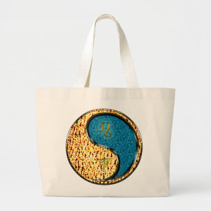 Leo & Water Monkey Large Tote Bag