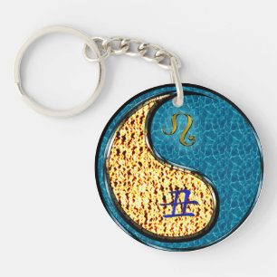 Leo & Water Ox Key Ring