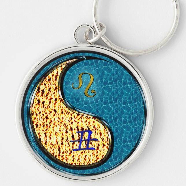 Leo & Water Ox Key Ring (Front)