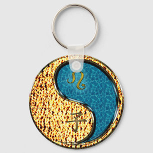 Leo & Water Rat Key Ring
