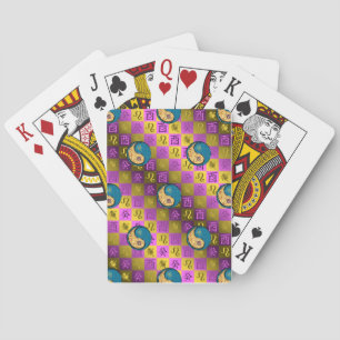 Leo & Water Rooster Playing Cards