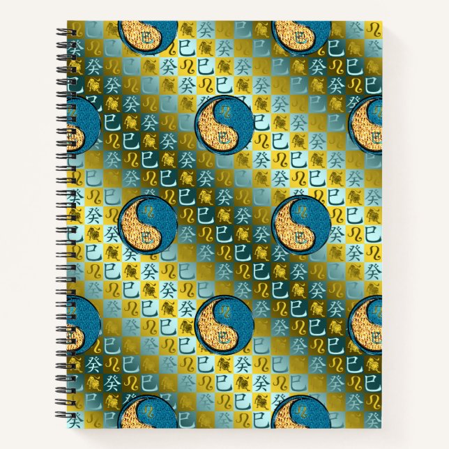 Leo & Water Snake Notebook (Front)