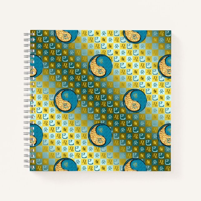 Leo & Water Snake Notebook (Front)