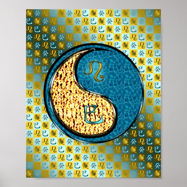 Leo & Water Snake Poster (Front)