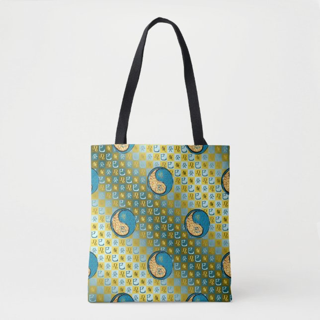 Leo & Water Snake Tote Bag (Front)