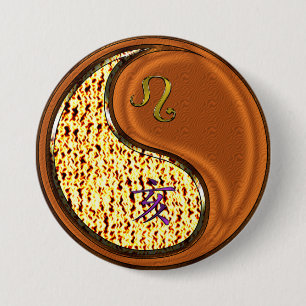 Leo & Wood Boar 7.5 Cm Round Badge
