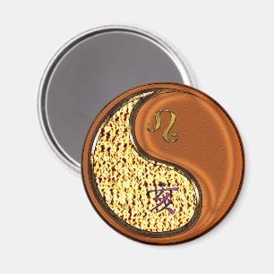 Leo & Wood Boar Magnet