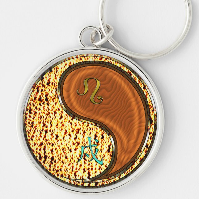 Leo & Wood Dog Key Ring (Front)