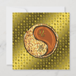 Leo & Wood Dragon Card