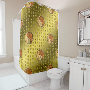 Leo & Wood Dragon Shower Curtain