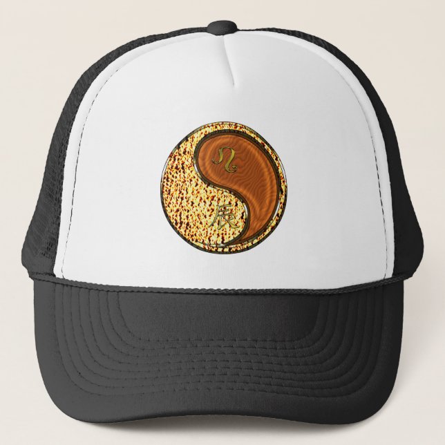 Leo & Wood Dragon Trucker Hat (Front)