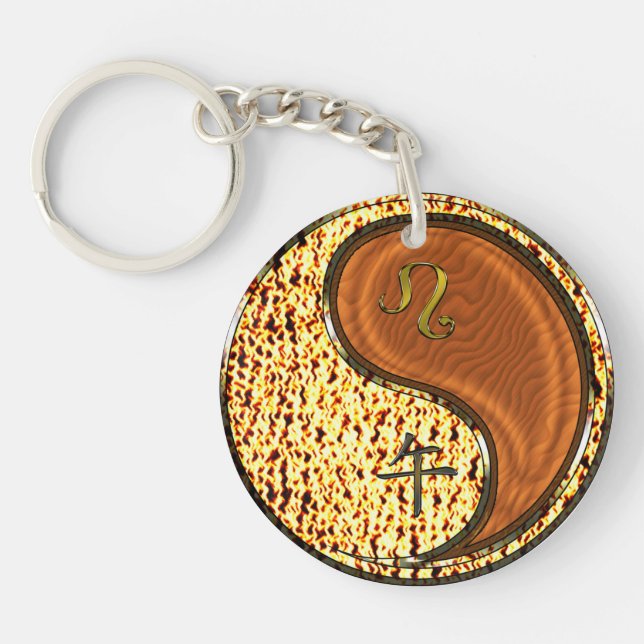 Leo & Wood Horse Key Ring (Front)
