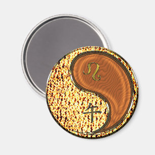 Leo & Wood Horse Magnet