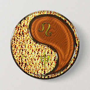 Leo & Wood Monkey 7.5 Cm Round Badge