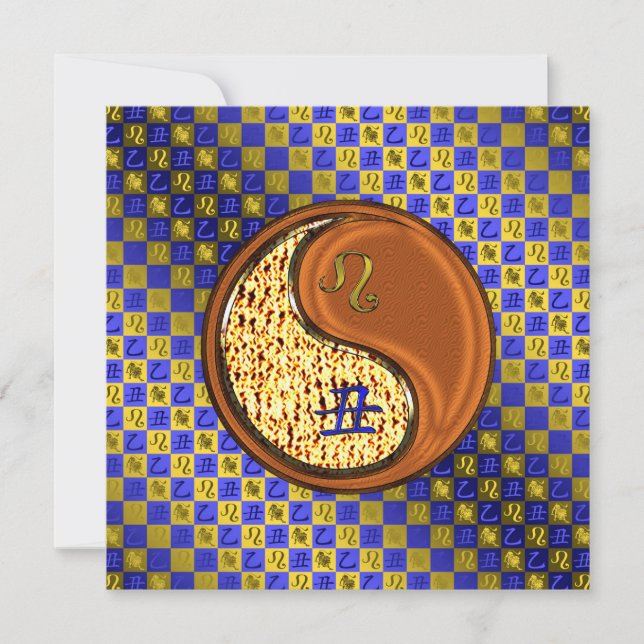 Leo & Wood Ox Card (Front)