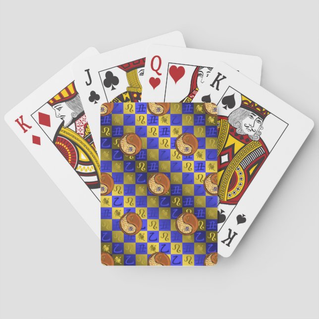 Leo & Wood Ox Playing Cards (Back)