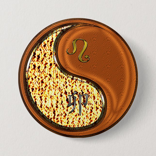 Leo & Wood Rabbit 7.5 Cm Round Badge (Front)