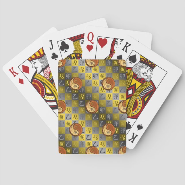 Leo & Wood Rabbit Playing Cards (Back)