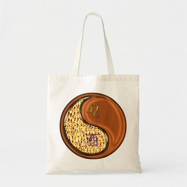 Leo & Wood Rooster Tote Bag (Front)