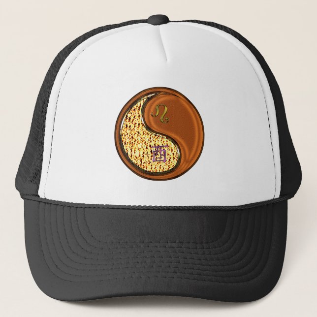 Leo & Wood Rooster Trucker Hat (Front)