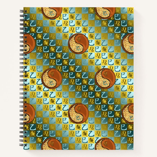 Leo & Wood Snake Notebook (Front)