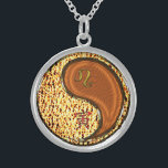 Leo & Wood Tiger Sterling Silver Necklace<br><div class="desc">For those born under the sign of Leo in the Year of the Wood Tiger.</div>