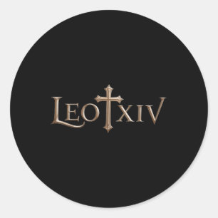 Leo Xiv Pope Shirt – New Pope 2025 Catholic _7 Classic Round Sticker
