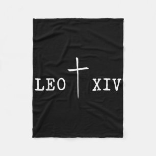 Leo Xiv Pope Shirt – New Pope 2025 Catholic Fleece Blanket