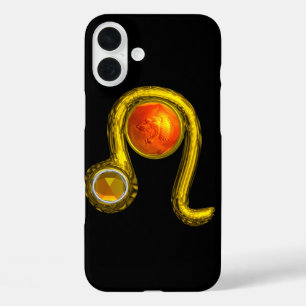 LEO , Yellow Topaz and Gold iPhone 16 Plus Case