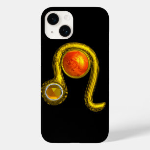 LEO , Yellow Topaz and Gold Case-Mate iPhone 14 Case