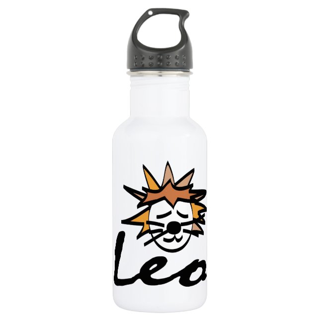 Leo Zodiac 532 Ml Water Bottle (Front)