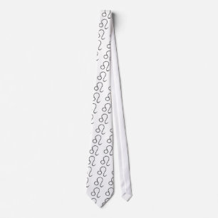 Leo. Zodiac Astrological Sign. Tie