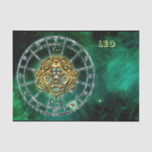 Leo Zodiac Astrology design Tissue Paper