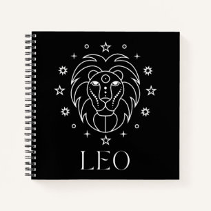 Leo Zodiac Astrology Notebook