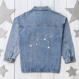 Leo Zodiac Constellation Denim Jacket