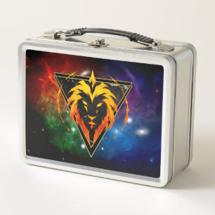Leo Zodiac Gift Astrology Metal Lunch Box