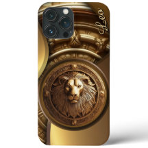 Leo, zodiac, gold, Birth, design, trend