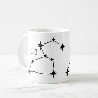 Leo zodiac horoscope mug gift