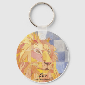 Leo Zodiac Key Ring