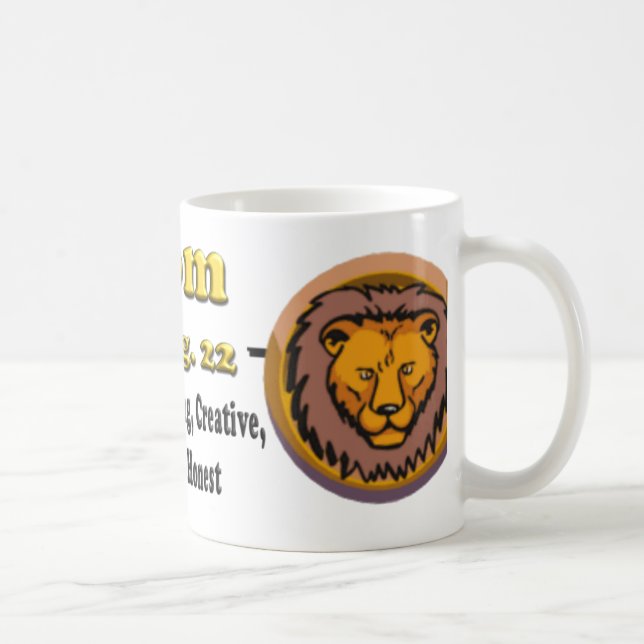 Leo Zodiac Mother's Day Coffee Mug (Right)