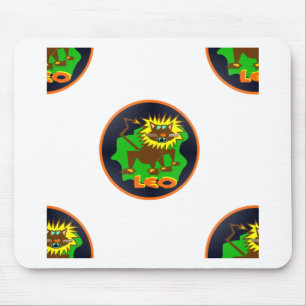 leo zodiac mouse pad