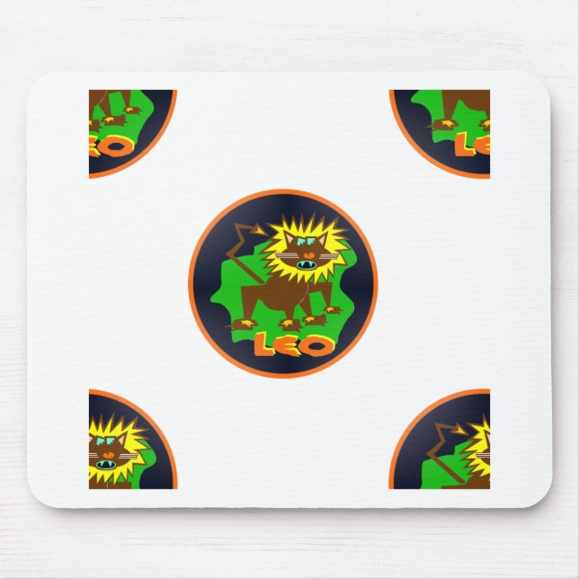 leo zodiac mouse pad (Front)