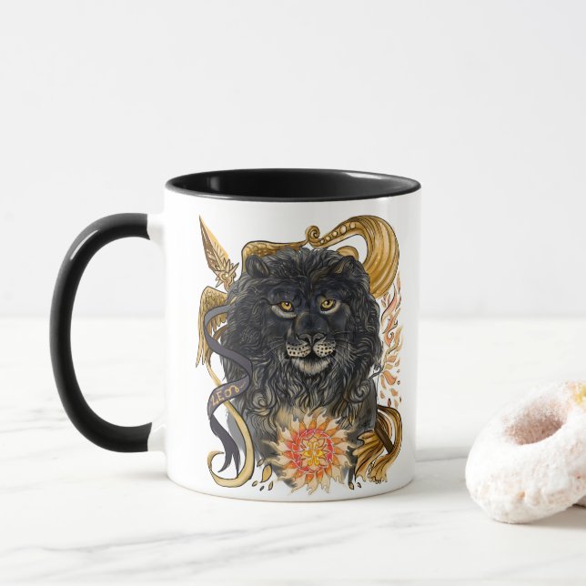 Leo Zodiac Mug (With Donut)