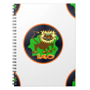 leo zodiac notebook