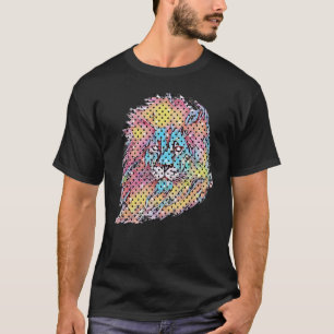Leo Zodiac Sign Animal Lion Head Zodiac Leo Gift T-Shirt
