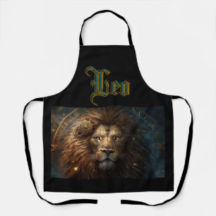 Leo Zodiac Sign Apron