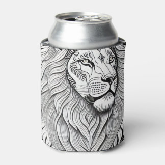 Leo Zodiac Sign - Astrological Lion Can Cooler