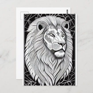 Leo Zodiac Sign - Astrological Lion Postcard