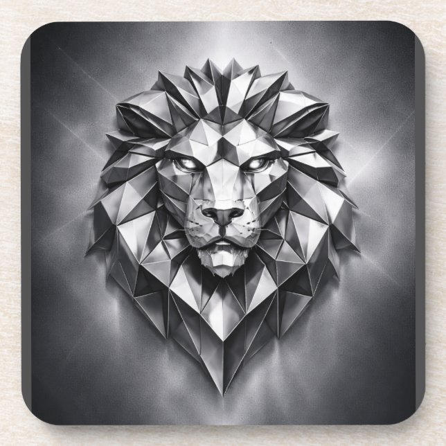 leo zodiac sign coaster (Front)