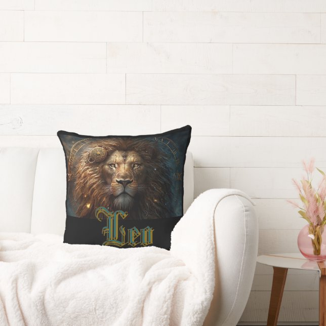 Leo Zodiac Sign Cushion (Couch)